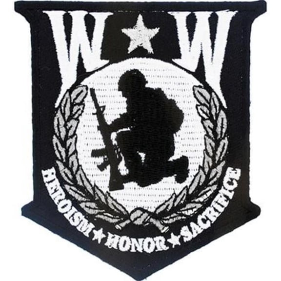 Eagle Emblems PM5416 Patch - Wounded Warrior - 3.5 in.
