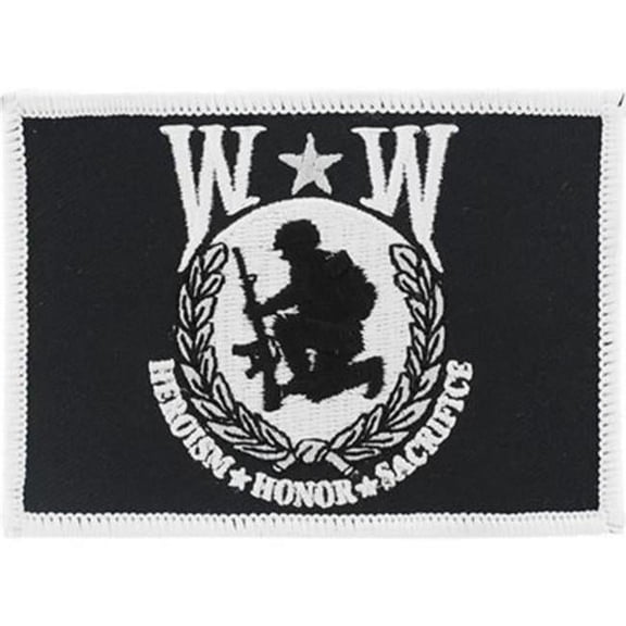 Eagle Emblems PM3867 Patch - Wounded Warrior - 3.5 x 2.5 in.