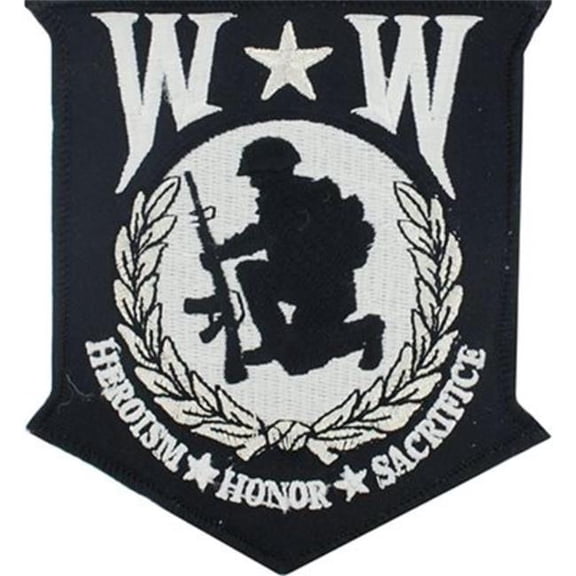 Eagle Emblems PM1318 Patch - Wounded Warrior - 4.25 in.