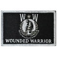 thumbnail image 1 of Eagle Emblems PM3867V Patch - Wounded Warrior - Cloth Hook & Eye - 3.5 x 2.25 in., 1 of 1