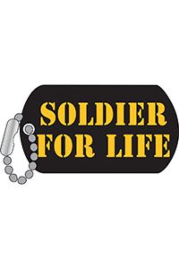 P12772 Pin - Army, Soldier for Life - Dog Tag - 1.25 in.