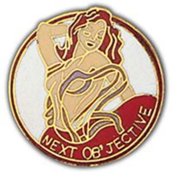 Eagle Emblems P15649 Pin - Nose, Next ObJective - 1 in.