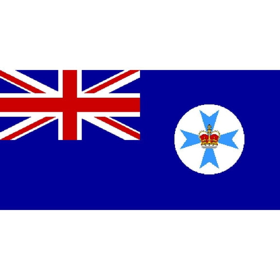 Eagle Emblems Queensland (Australia) Flag 3ft x 5ft
