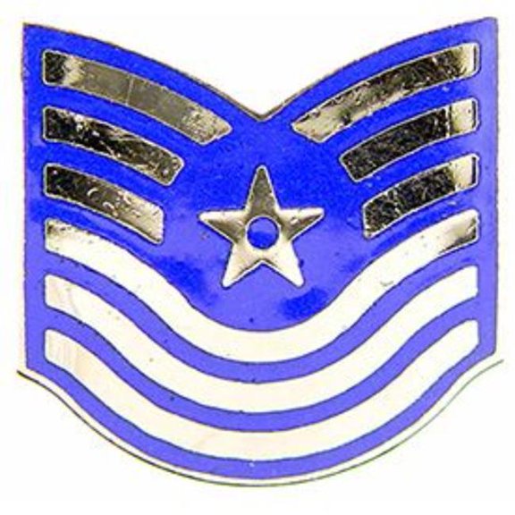 Eagle Emblems P03116 Rank - USAF, E7, Master Sergeant Old - Large - 1.625 in.