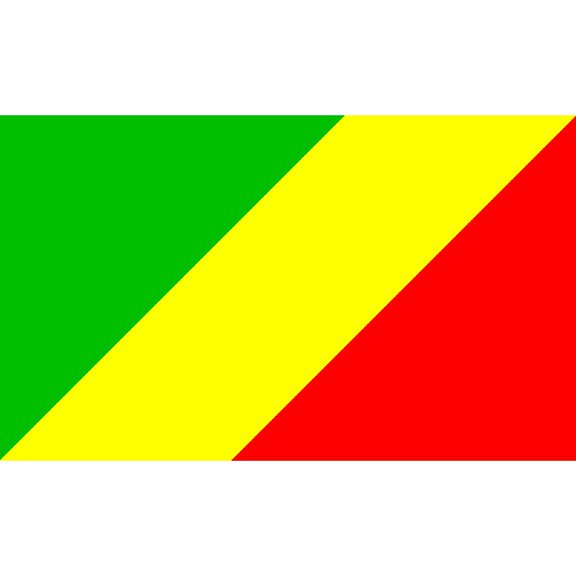 Eagle Emblems Republic of Congo Flag with Grommets 3ft x 5ft