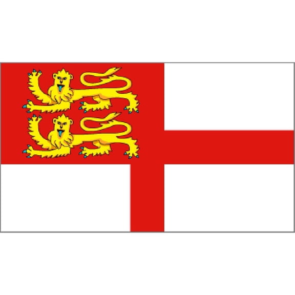 Eagle Emblems Sark Flag with Grommets 3ft x 5ft