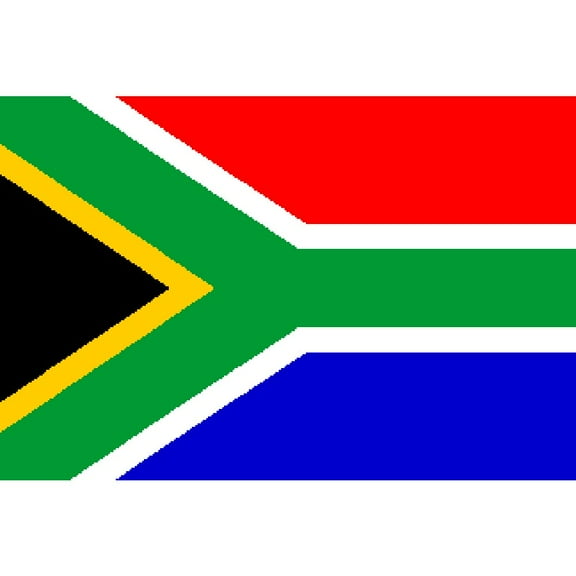 Eagle Emblems South Africa Flag with Grommets 3ft x 5ft