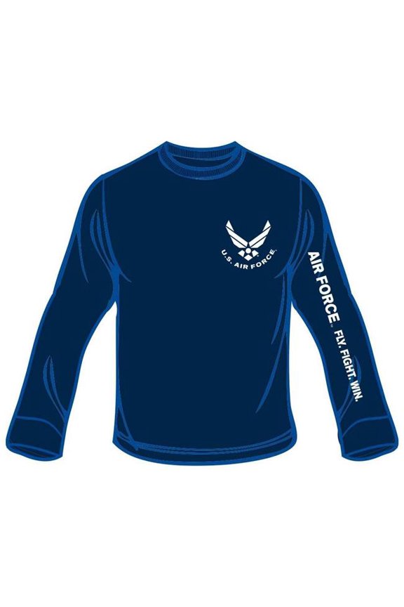 CS2400 T-Shirt - US Air Force Fly, Fight, Win - Dark Blue