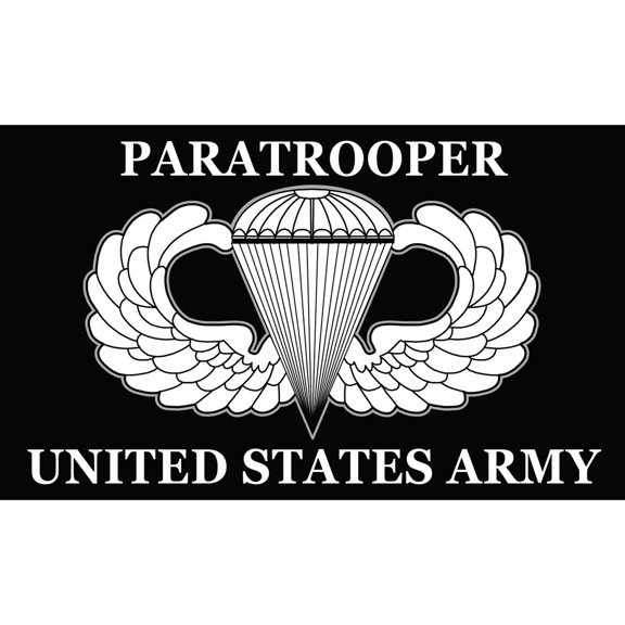 Eagle Emblems U.S. Army 82nd Airborne Flag with Grommets 3ft x 5ft