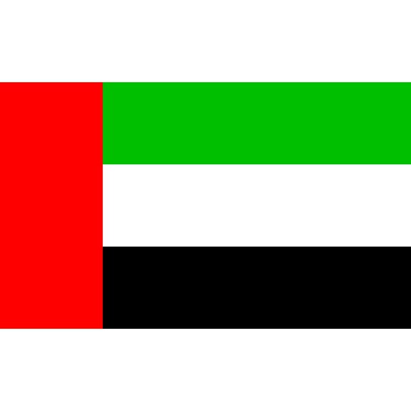 Eagle Emblems United Arab Emirates Flag 3ft x 5ft