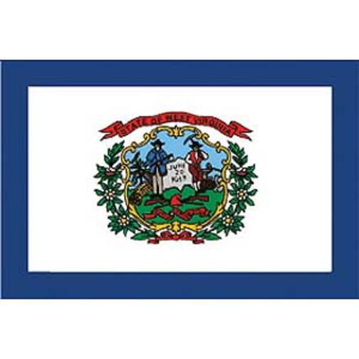 Eagle Emblems F8549 Flag - West Virginia - 12 x 18 in.