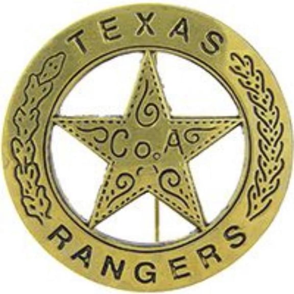Eagle Emblems P40073 decal - Texas Ranger - Gold - 1.56 in.