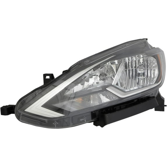 Halogen Headlight Front Lamp for 16-17 Nissan Sentra Sedan Driver Left