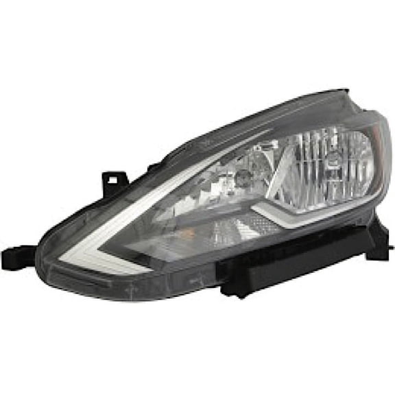 Halogen Headlight Front Lamp for 16-17 Nissan Sentra Sedan Passenger Right