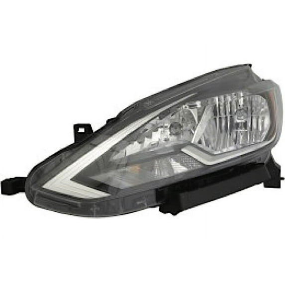 Halogen Headlight Front Lamp for 16-17 Nissan Sentra Sedan Passenger Right