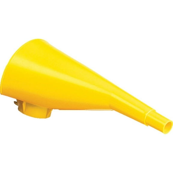 Eagle F15FUN 10" Polyethylene Funnel for Metal Type I Cans - Yellow