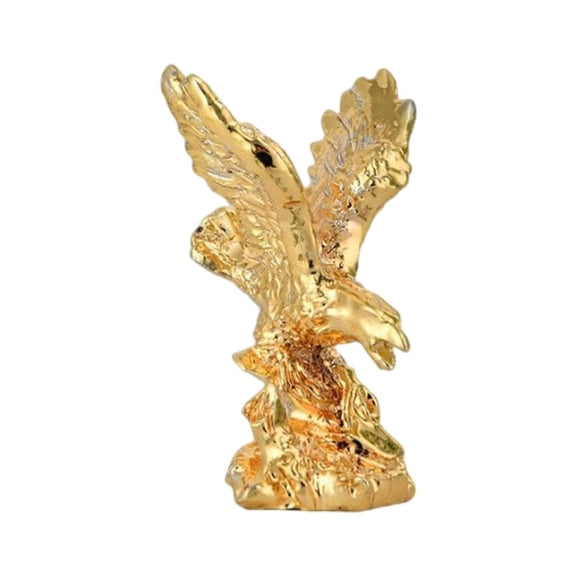 Eagle Figurine Ornament Sculpture Resin Material Creative Centerpiece for Living Room Desk Shelf