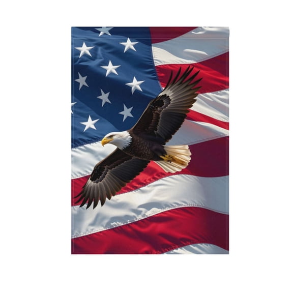 Eagle Flag Garden Flag Double Sided 12 x 18/28 x 40 Inch Yard Flag Home Outdoor Yard Patio Lawn Decor