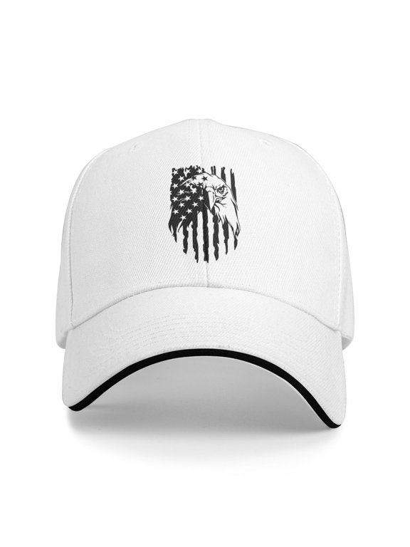 Eagle Flag Unisex Adult Baseball Caps Adjustable Casquette Dad Hat Sandwich Cap Outdoors Headwear