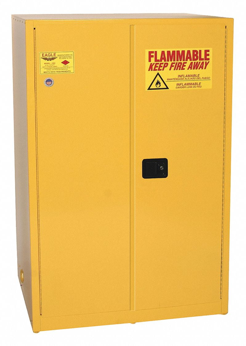 Eagle Mfg Flammable Liquid Safety Cabinetyellow 9010x