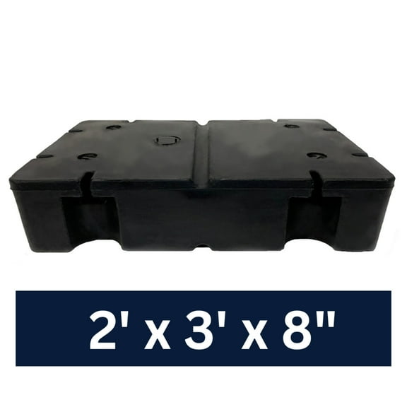 Eagle Float Dock Float 2' X 3' x 8" (24" x 36" x 8" )