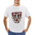 thumbnail image 1 of Eagle Fly Born to Be Free Men’s T-Shirt 100% Cotton Casual Short Sleeve Tops Gift Tee White 4XL, 1 of 2