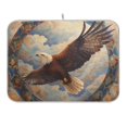 thumbnail image 1 of Eagle Fly in Sky Dish Drying Mat 16x18 Absorbent Microfiber Draining Rack Pad for Kitchen Counter Sink, 1 of 8