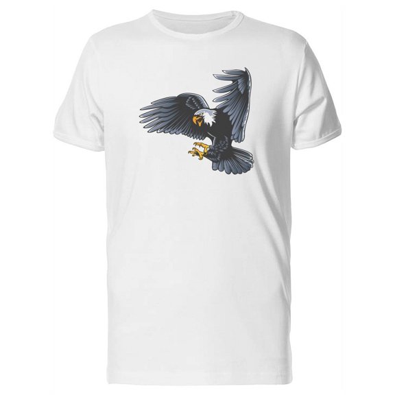 Eagle Flying Cartoon Tee Men's -Image by Shutterstock