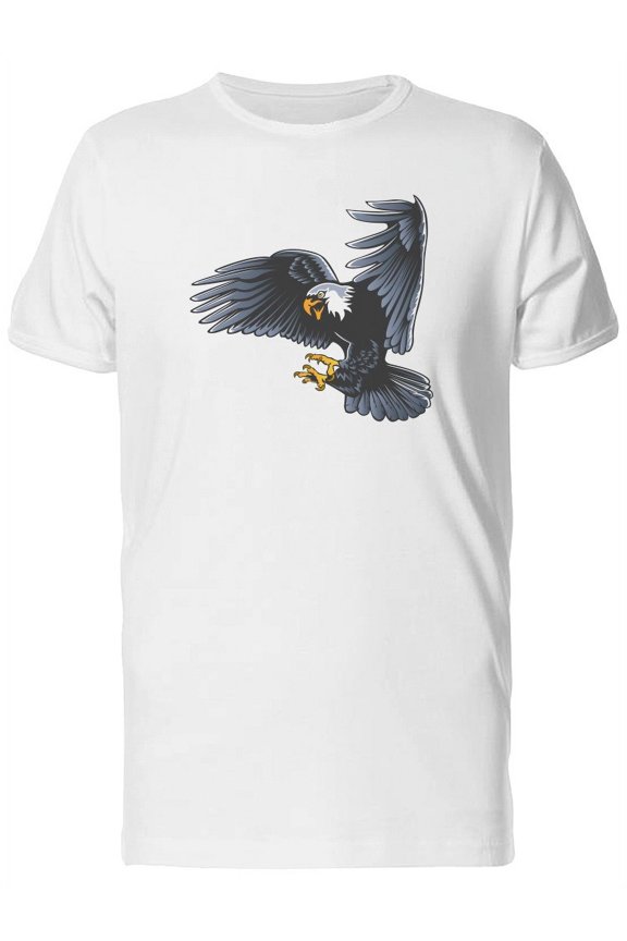 Eagle Flying Cartoon Tee Men's -Image by Shutterstock