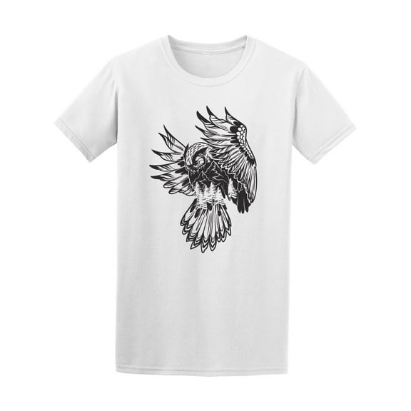 Eagle Flying In The Forest T-Shirt Men -Image by Shutterstock, Male Small
