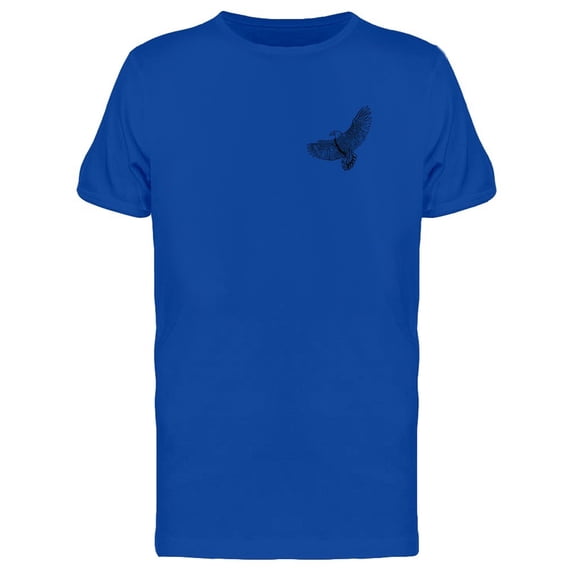 Eagle Flying Sketch Upperside Tee Men's -Image by Shutterstock