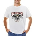 thumbnail image 1 of Eagle Freedom Vintage Print Rock And Roll Men’s Graphic T-shirt Vintage Short Sleeve Sport Tee White 3XL, 1 of 2