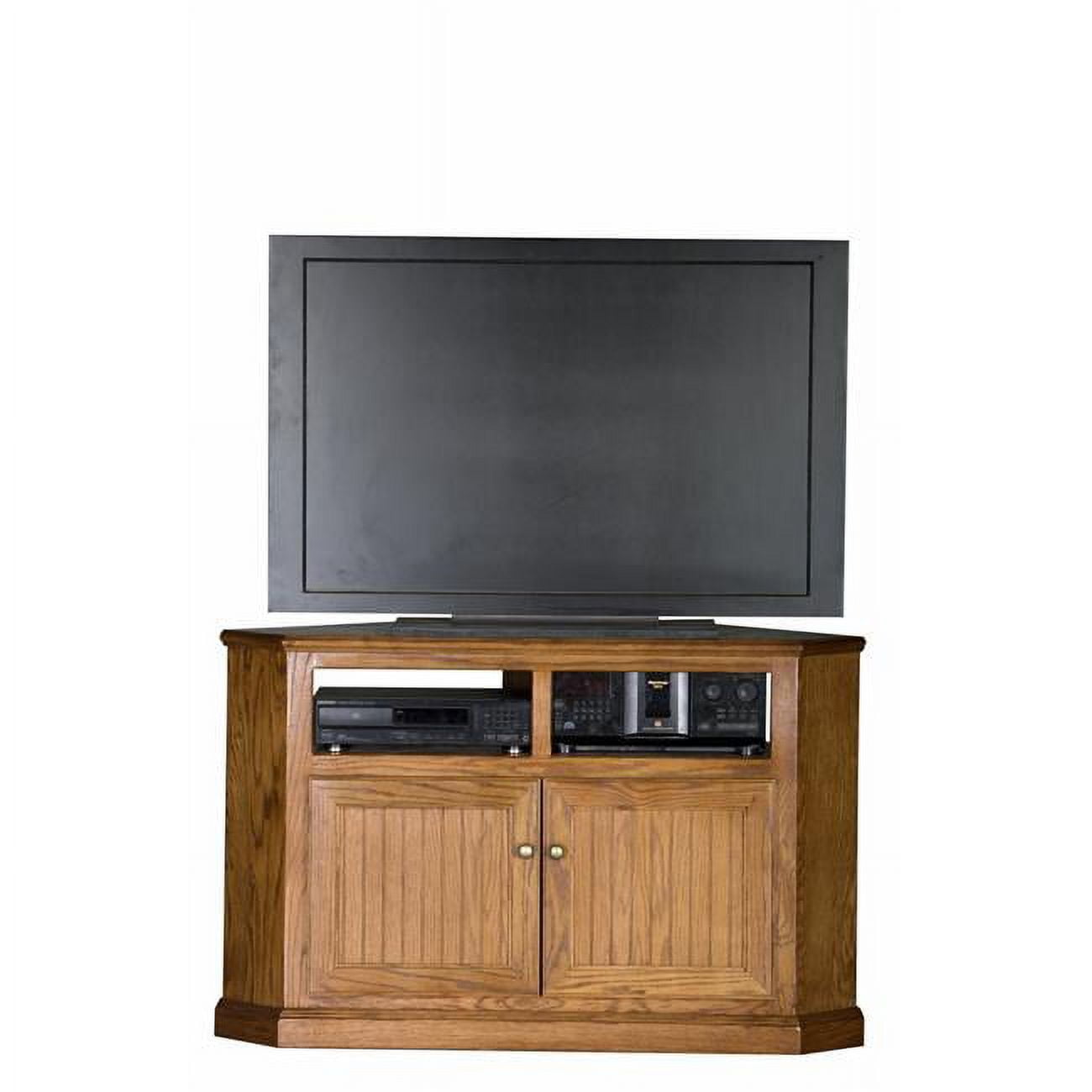 Eagle Furniture 47739PLDK 32 x 50.25 x 27.5 in. Heritage Corner TV Cart, Dark Oak