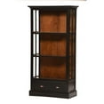 thumbnail image 1 of Eagle Furniture WWBC711736CYHG Havana Gold West Winds 36 in. Open Curio Bookcase with Drawer, Cupola Yellow, 1 of 1