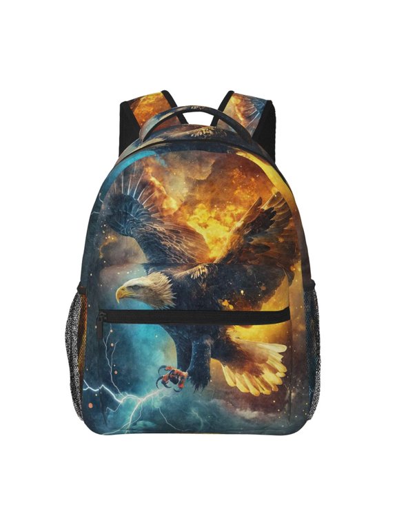 Eagle Gift Backpack Lightweight Rucksack Travel Bag for Men and Women