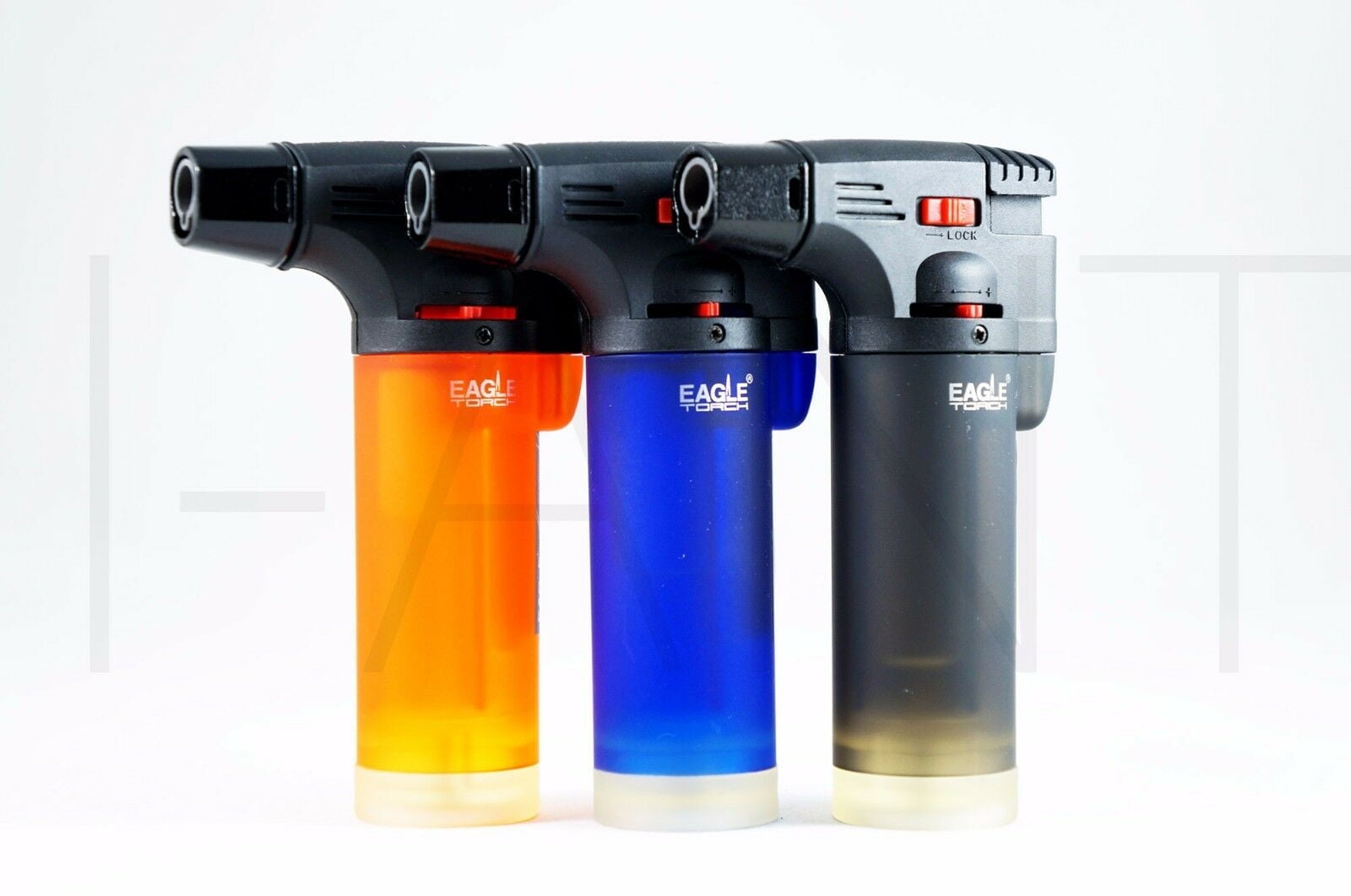 Eagle Gun Torch Windproof Refillable Lighter 3 Pack