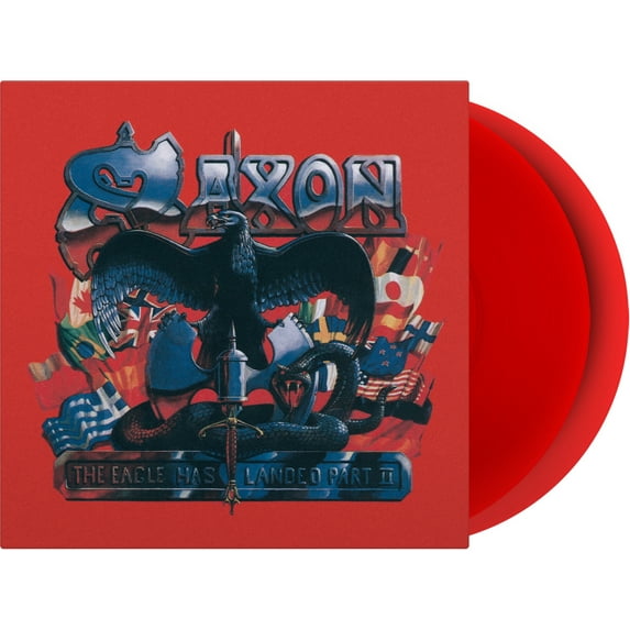 Saxon - Eagle Has Landed Part II - Limited 180-Gram Translucent Red Colored Vinyl - Music & Performance