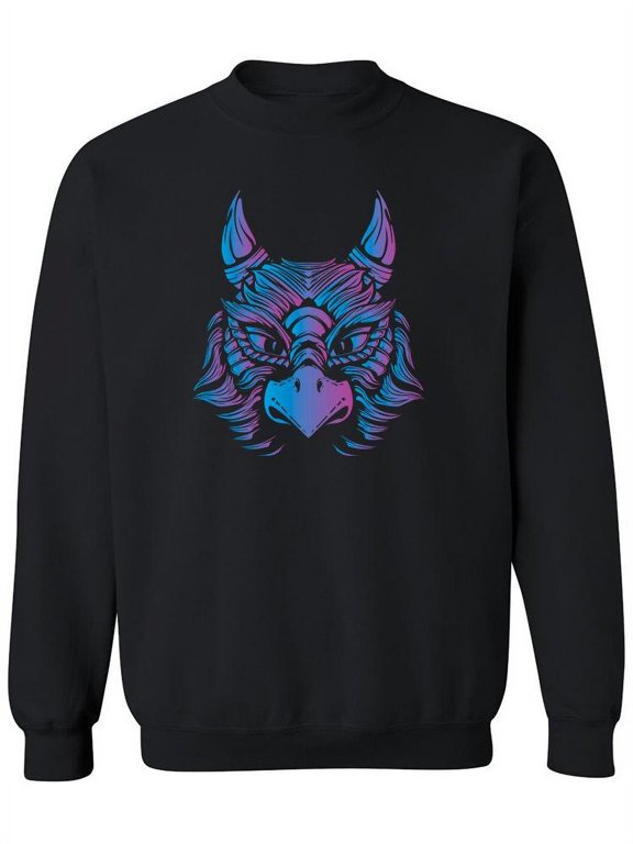 Eagle Head Glowing In The Dark Sweatshirt Women -Image by Shutterstock, Female 3X-Large