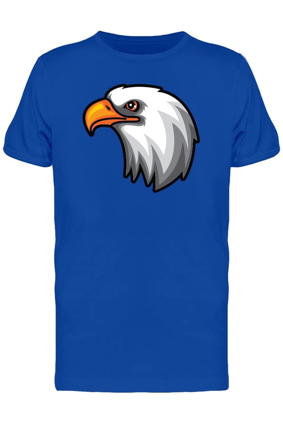 Eagle Head Logo Animal T-Shirt Men -Image by Shutterstock, Male Large