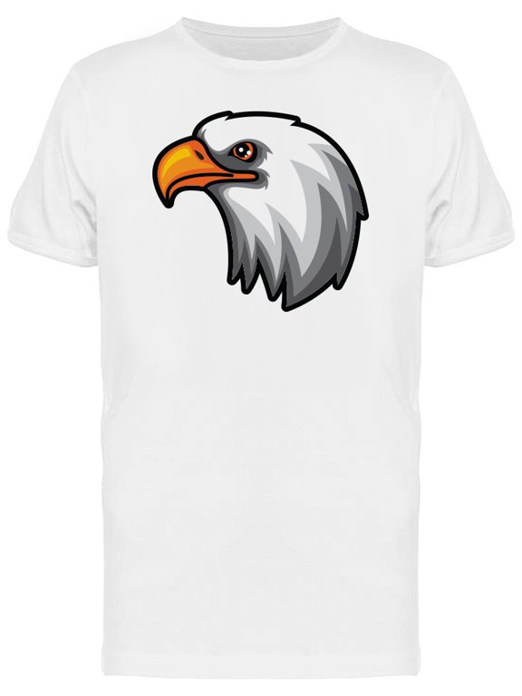 Eagle Head Logo Animal T-Shirt Men -Image by Shutterstock, Male Large