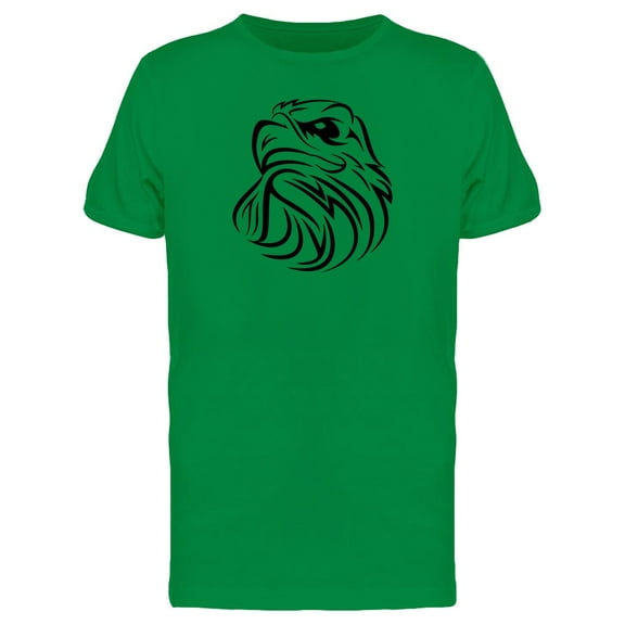 Eagle Head On Black Tee Men's -Image by Shutterstock