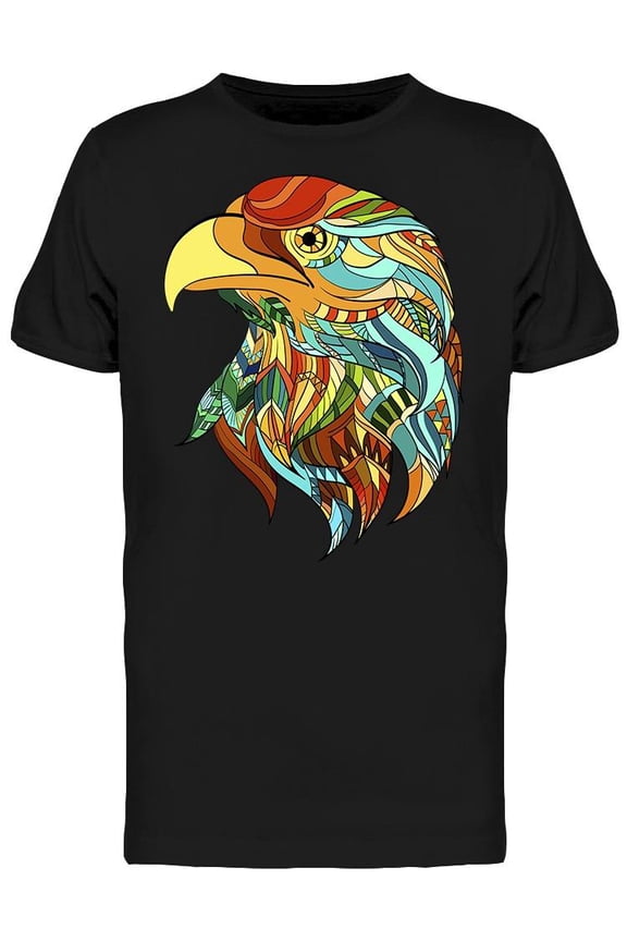Eagle Head Ornamental T-Shirt Men -Image by Shutterstock, Male Large