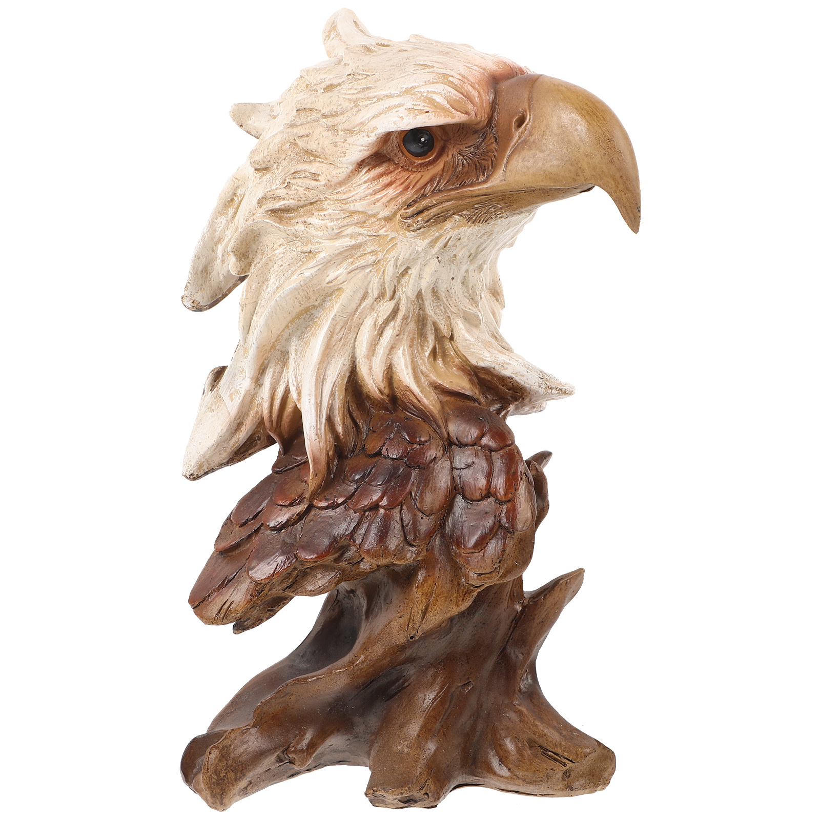 Eagle Head Statue Vintage Eagle Head Sculpture Animal Head Figurine