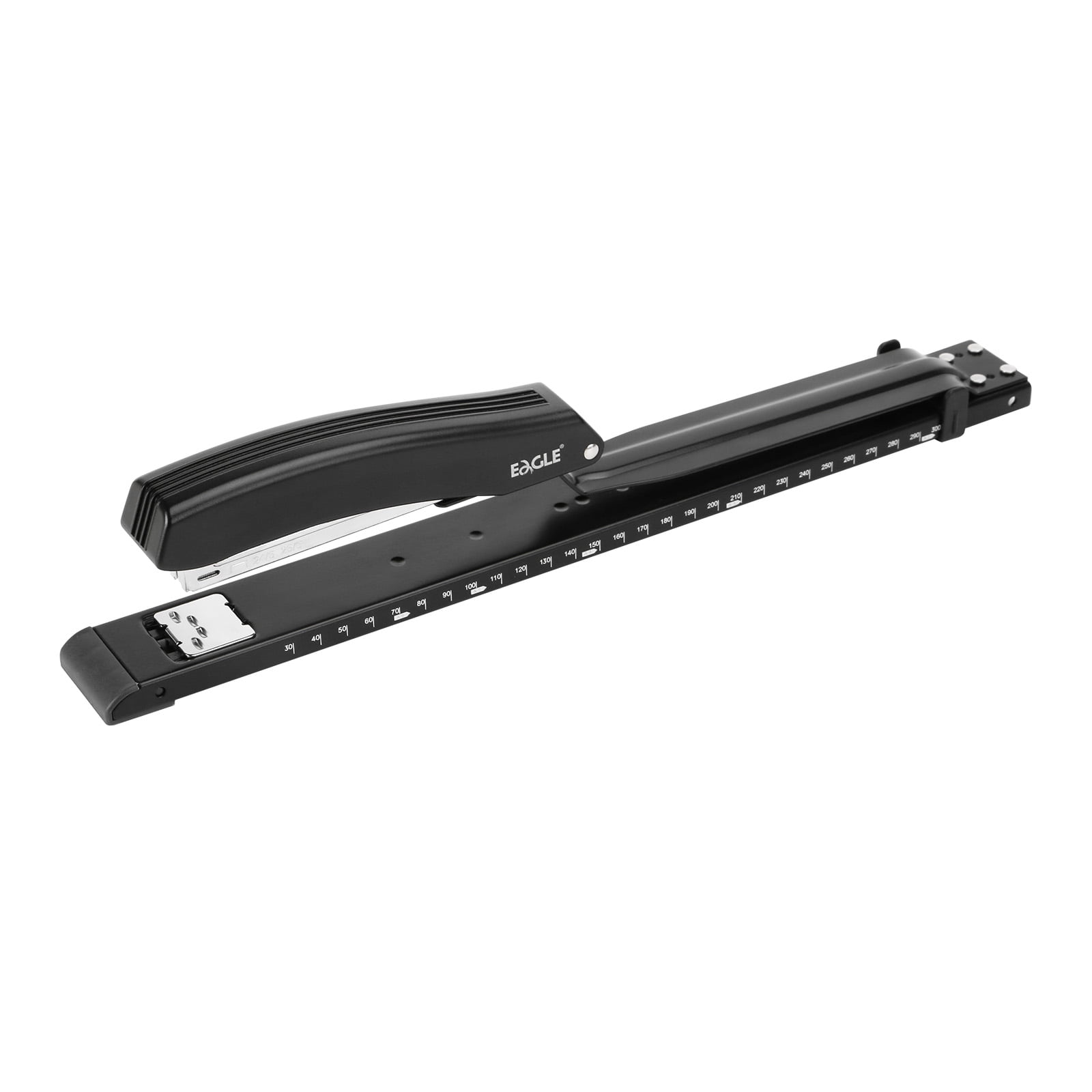 Eagle Heavy Duty Long Reach Stapler - 12-inch Reach, 10-Sheet Capacity for Booklets, Magazines, Pamphlets, and Large Documents