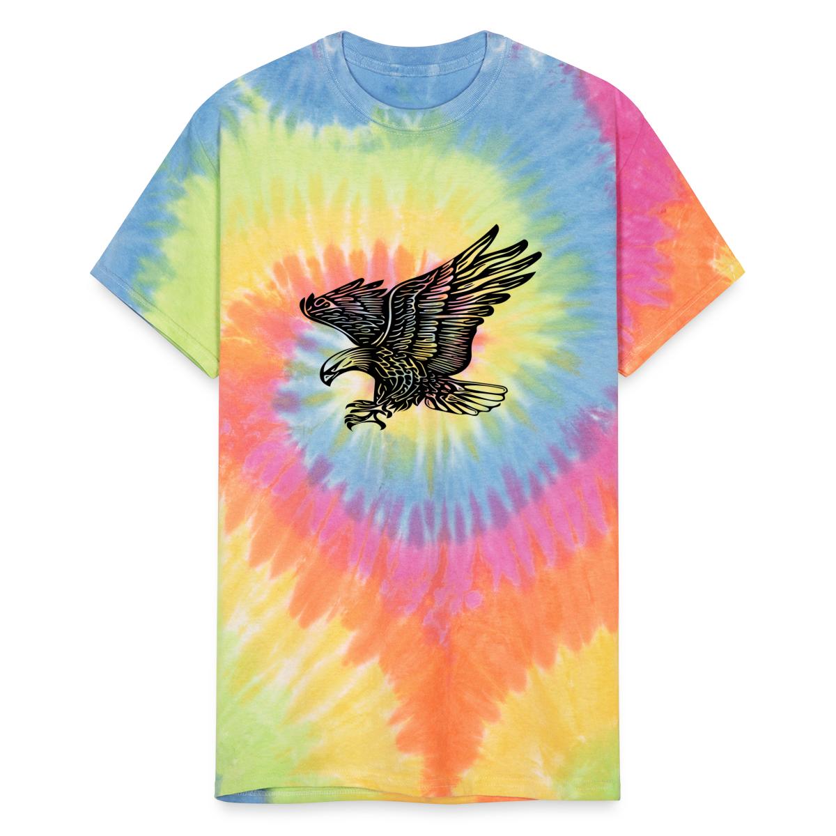 Eagle In Flight For Bird Lovers And Falconers Unisex Tie Dye TShirt