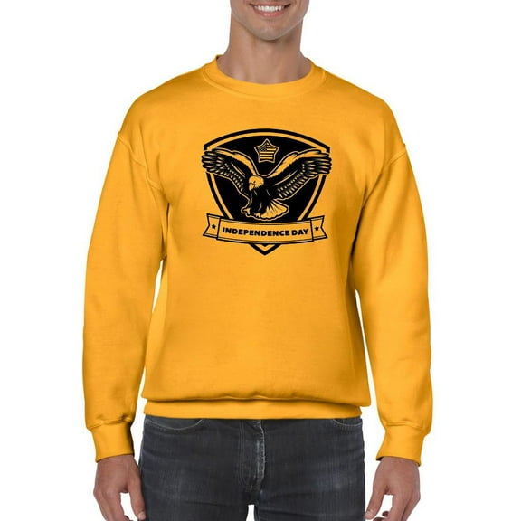 Eagle Independence Day Sweatshirt Men -Image by Shutterstock, Male XX-Large