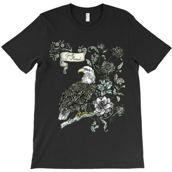 Eagle Is My Spirit Animal Funny Bird of Prey Wildlife Lover Graphic T-Shirt - Daily Wear Essential G0513, Up to 5XL