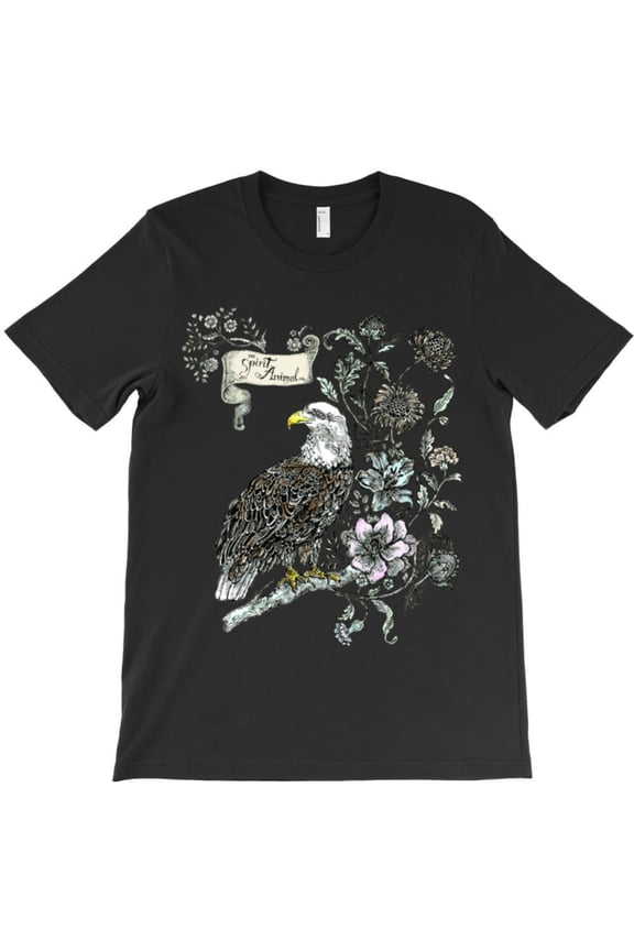 Eagle Is My Spirit Animal Funny Bird of Prey Wildlife Lover Graphic T-Shirt - Daily Wear Essential G0513, Up to 5XL