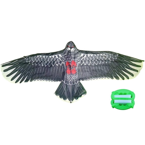 Eagle Kite 110cm Large Size Realistic Design for Outdoor Use with 30m Thread Board
