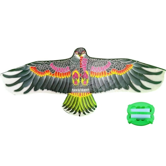 Eagle Kite 110cm Realistic Design Outdoor Flying Toy for beginner and Adults, Sturdy and Colorful